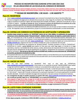 Instrucciones en Español