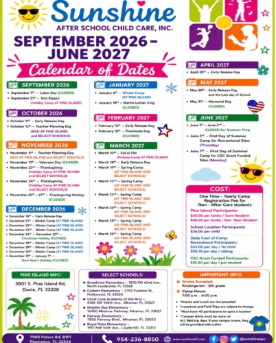 No School Days 2026-2027